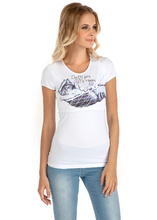 ФУТБОЛКА БЕЛАЯ С КОТОМ для кормящих