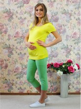 Капри летние зеленые